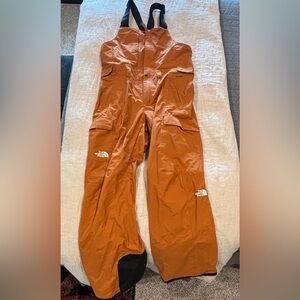 The North Face Men’s Freedom Bibs Burnt Orange and Black